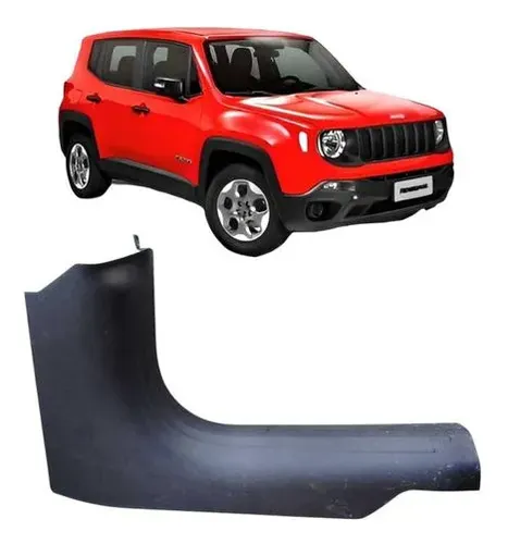 Soleira Porta Dianteira Direita Jeep Renegade 2016 A 2021 Preto