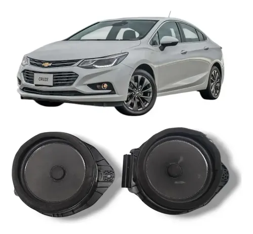 Par Alto Falante Dianteiro Gm Chevrolet Cruze 2017 2023 Preto