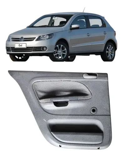 Forro Porta Traseira Esquerda Gol Voyage G5 2008 2012 Preto