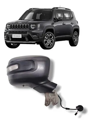 Retrovisor Direito Jeep Renegade 2022 2023 2024/.. C/ Pisca