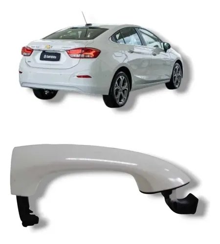 Macaneta Externa Traseira Esquerda Gm Cruze 2017 2022 Origin Branco