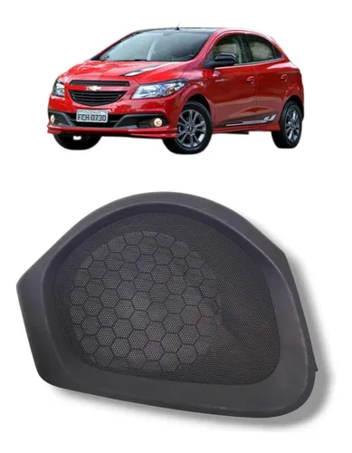 Tela Alto Falante Traseiro Esquerdo Original Gm Onix 2013 19 Preto