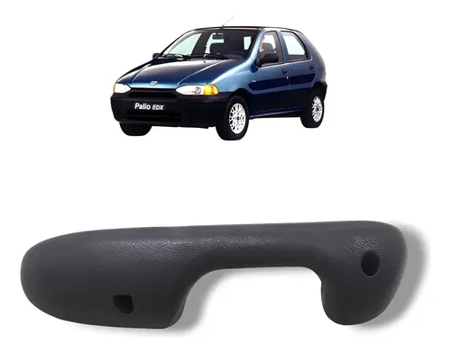 Puxador Porta Dianteira Esquerda Fiat Palio 1997 A 2000 Orig Cinza