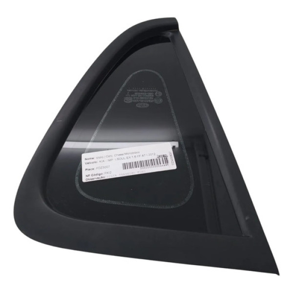 Vidro Fixo Vigia Traseiro Esquerdo Original Kia Soul Ex 2012