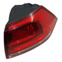 Lanterna Traseira Direita Sem Led Vw Golf 1.4 Tsi 2015 Direito/passageiro Vermelho