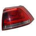 Lanterna Traseira Direita Sem Led Vw Golf 1.4 Tsi 2015 Direito/passageiro Vermelho