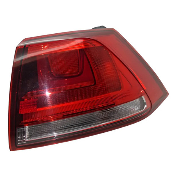 Lanterna Traseira Direita Sem Led Vw Golf 1.4 Tsi 2015 Direito/passageiro Vermelho