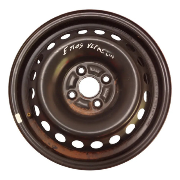Roda De Ferro Aro  15`  Toyota Etios Cross 2014 Preto