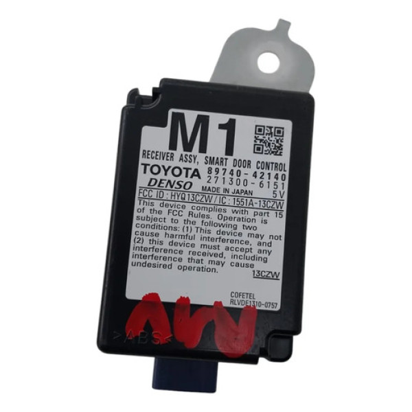 Modulo Trava Das Portas Toyota Rav4 2.0 2015    8974042140