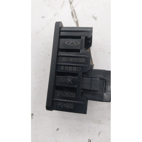 Conexão Usb Chery Tiggo 3x Pro 2022 Preto