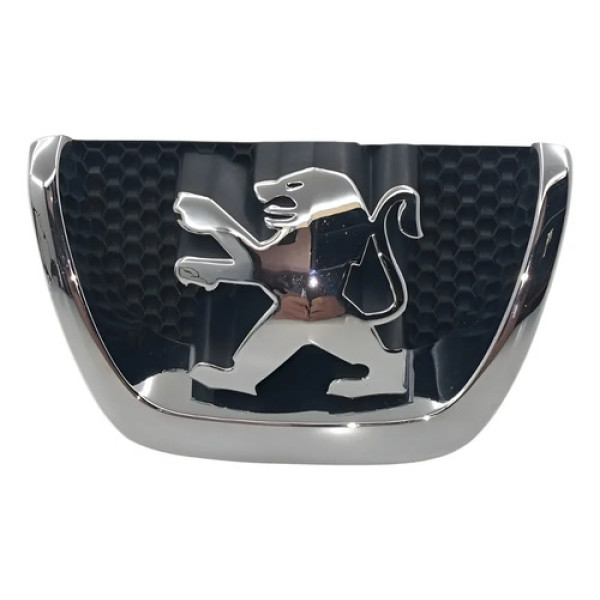 Emblema Grade Frontal Peugeot 207 Xr Hatch 1.4 2011 Prateado