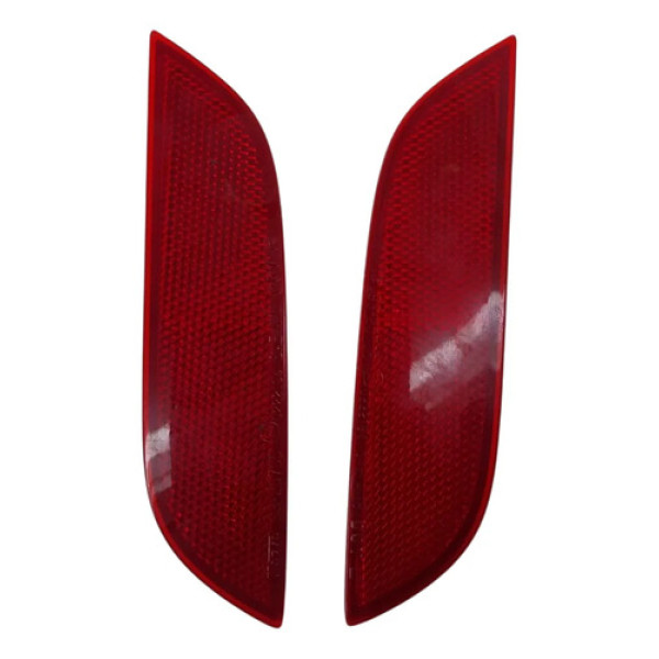Par De Refletores Olho De Gato Parachoque Traseiro City 2024 Vermelho