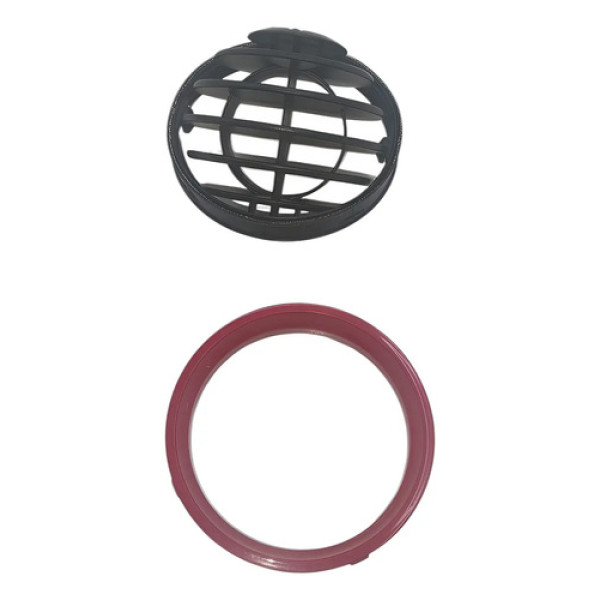 Kit Difusores De Ar Vw Gol Rock In Rio 2012 G5 Aro Vermelho