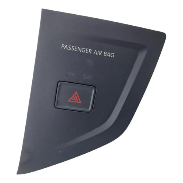 Botao Pisca Alerta Com Moldura Vw Polo 1.6 Msi 2020 Preto