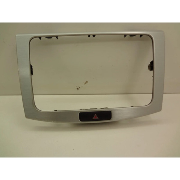 Moldura Central Multimidia Vw Passat 2.0 Tsi 2011 Prateado