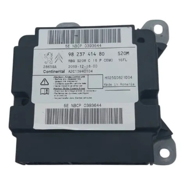Modulo Central Deflagrado Peugeot 3008 1.6 Griffe 2020 Preto