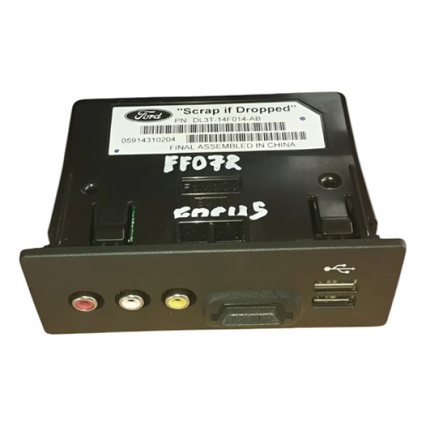 Modulo Central Usb Console Central Ford Focus Titanium 2015 Preto