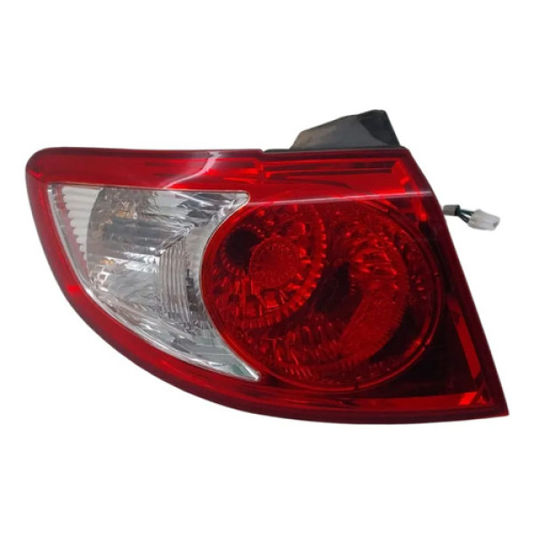 Lanterna Traseira Esquerda Canto Hyundai Santa Fé 2.7 2009 Esquerdo/motorista Vermelho
