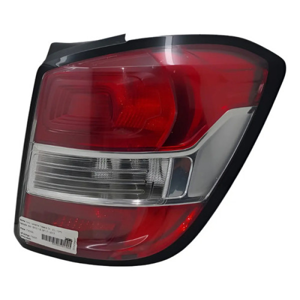 Lanterna Traseira Direita Original Gm Spin 1.8 Lt 2013 Direito/passageiro Vermelho
