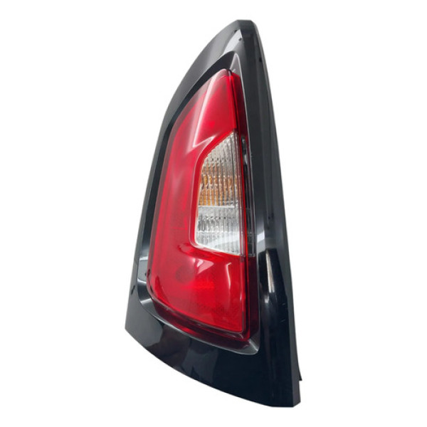 Lanterna Traseira Esquerda Moldura Preta Kia Soul Ex 2012 Esquerdo/motorista Vermelho