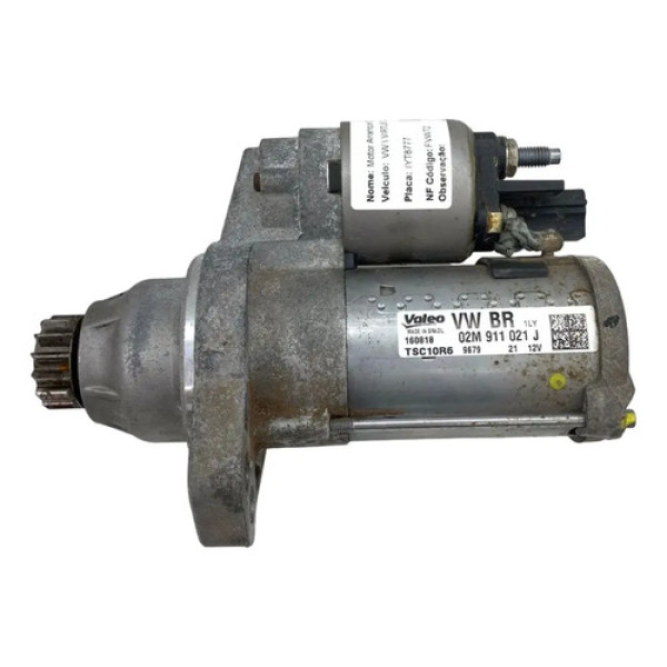 Motor De Partida 13 Dentes Volkswagen Virtus 1.0 Autom 2019