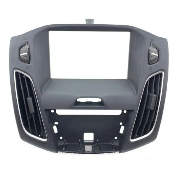 Moldura Central Tela Rádio Ford Focus Titanium 2016 Preto
