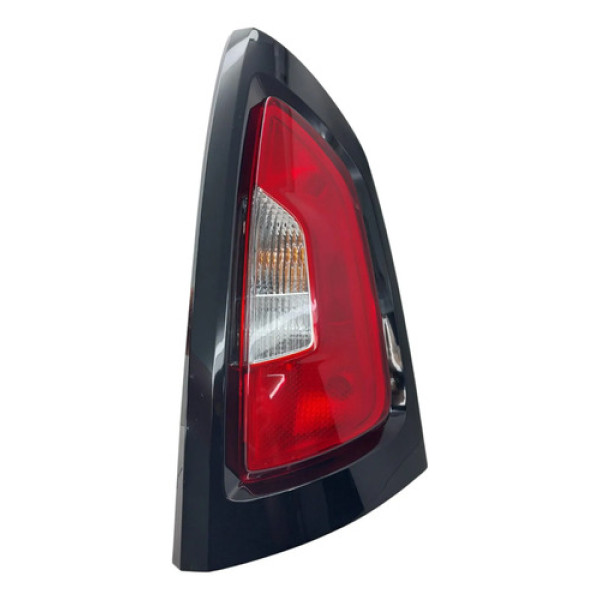Lanterna Traseira Direita Moldura Preta Kia Soul Ex 2012 Direito/passageiro Vermelho