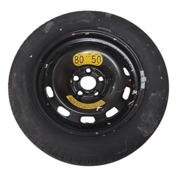 Roda Estepe Com Pneu Vw Fox Connect 1.6 Flex 2020 Preto
