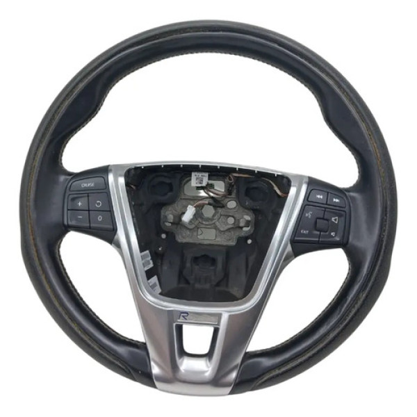 Volante Com Comandos Original Volvo Xc60 R Dezign 2014 Preto