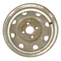 Roda De Ferro Original Com Detalhe Changan Chana 2012 Prateado