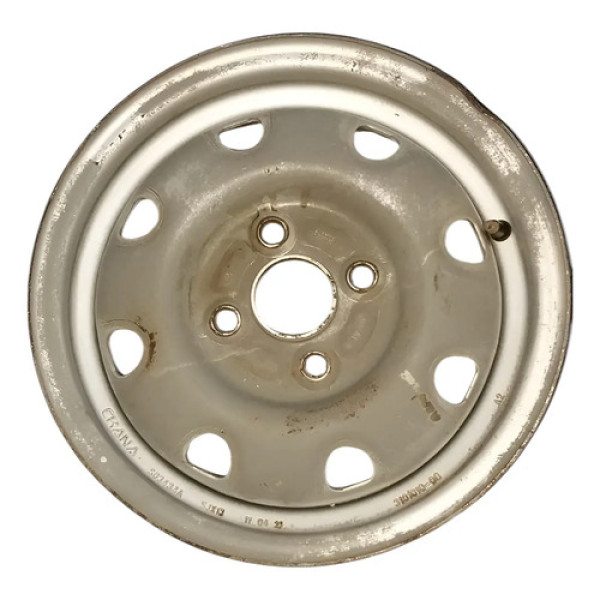 Roda De Ferro Original Com Detalhe Changan Chana 2012 Prateado