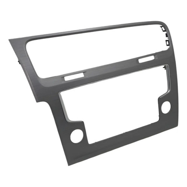 Moldura Multimidia Original Vw Golf Tsi Confortline 2015 Cinza