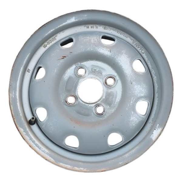 Roda Original De Ferro Prateada Changan Chana 2012 Prateado