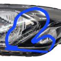 Farol Esquerdo Original Com Detalhes Gm Prisma 1.4 Ltz 2018 Esquerdo/motorista
