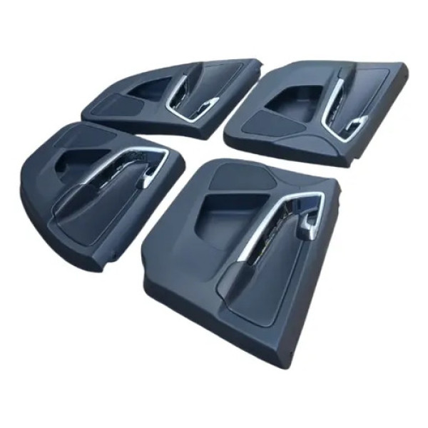 Paineis Forros De Porta Kit 4 Peças Volvo Xc60 T5 R D 2014 Preto