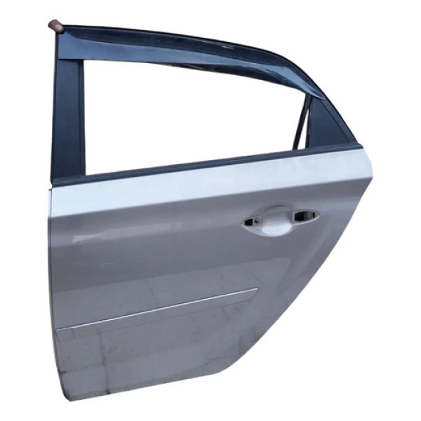 Porta Traseira Esquerda Pelada Hyundai Hb20 Hatch 2017 Traseira Esquerda Cinza