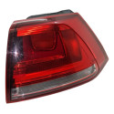 Lanterna Traseira Direita Sem Led Vw Golf 1.4 Tsi 2015 Direito/passageiro Vermelho