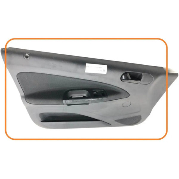 Forro Cartão Porta Dianteiro Esquerdo Vw Voyage G7 2021 Preto