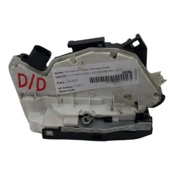 Fechadura Porta Dianteira Direita Vw Up Cross 2017