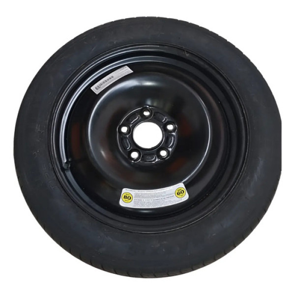 Roda E Pneu Estepe Fino Ford Focus Titanium Hatch 2015 Preto