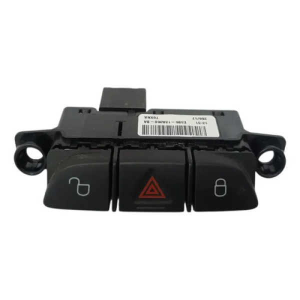 Botao Alerta Ford Ka 2015 A 2021 Preto