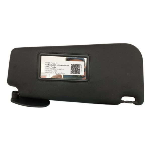 Quebra Sol Direito Fiat Strada 2020 2021 2022/.. Preto