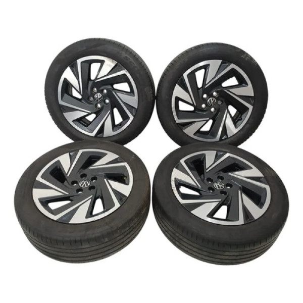 Jogo Roda Com Pneus 205/55 R 17 Nivus 2025/.. Prateado
