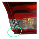 Lanterna Traseira Direita Tracker 20/25  C/led (detalhe) Direito/passageiro Vermelho