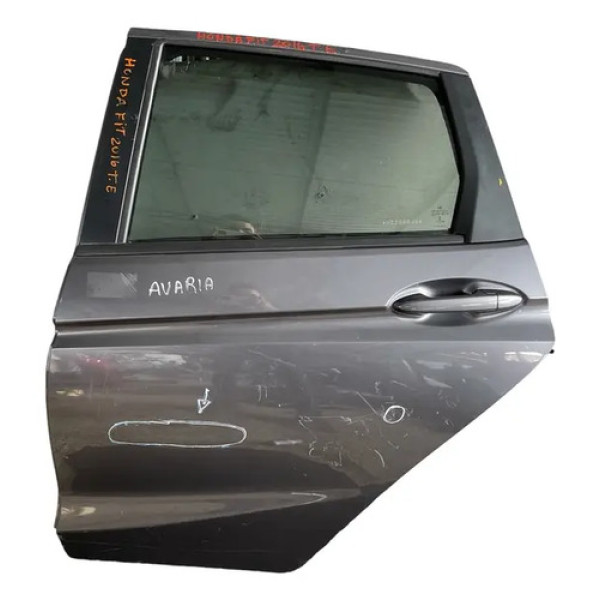 Porta Traseira Esquerda Fit 2015 A 2022 (avaria) Traseira Esquerdo