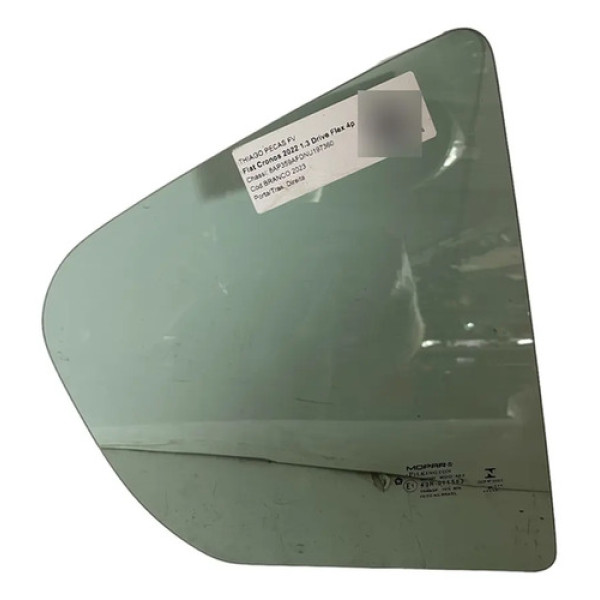 Vidro Porta Traseira Direita (fixo) Cronos 2018/