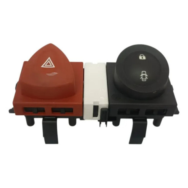 Botao Alerta Renault Megane 2007 A 2013 Preto