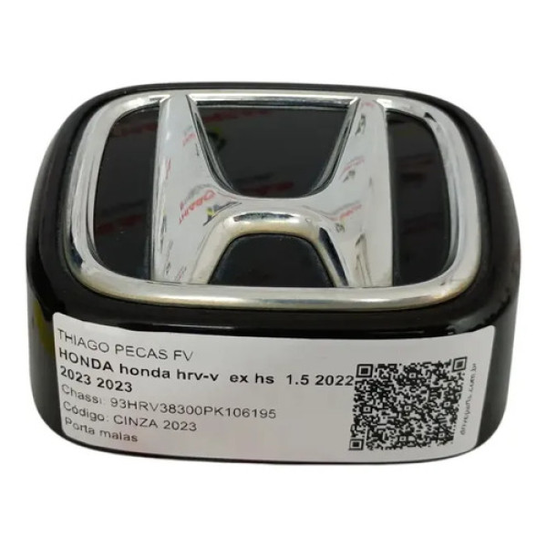 Emblema Tampa Traseira Honda Hr-v 2023 2024/..