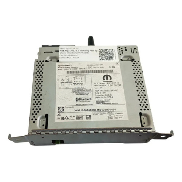 Modulo Multimidia Fiat Argo Cronos Strada 2020/..