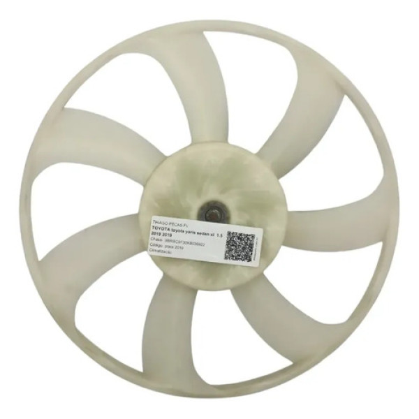 Eletroventilador Toyota Yaris 1.5 2019/..
